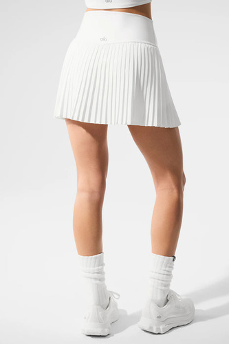 Alo Yoga Pollera Grand Slam Tennis Skirt Blanco Grand Slam S - 4