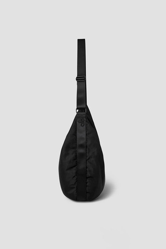 Alo Yoga Bolso Cartera Om The Go Gym Sling Bag Negro Lisa Negro