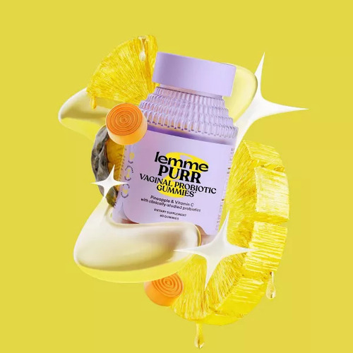 Kardashian Lemme Purr Probióticos Vaginales 60 Gomitas Anana Ananá