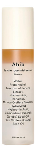 Abib Jericho Rose Mist Serum Hidratante, Refresca Fortalece Todo Tipo De Piel Día/noche