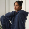 Alo Yoga Chompa Buzo Hoodie Unisex Make Waves Original L - 12 Azul Marino Make Waves