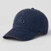 Alo Yoga Washed Off-duty Cap - Vintage Navy - Gorra Azul Oscuro Unico Washed Off-duty