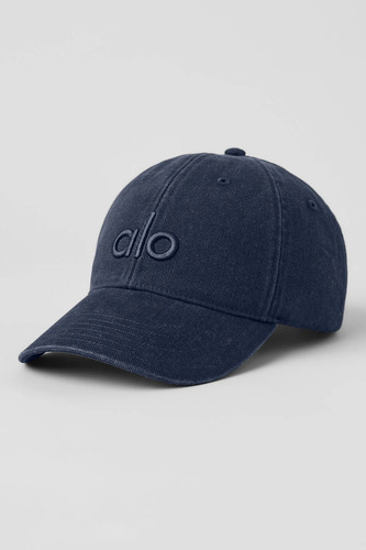 Alo Yoga Washed Off-duty Cap - Vintage Navy - Gorra Azul Oscuro Unico Washed Off-duty