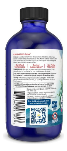 Nordic Naturals Children's Dha Omega 3 Líquido Para Niños