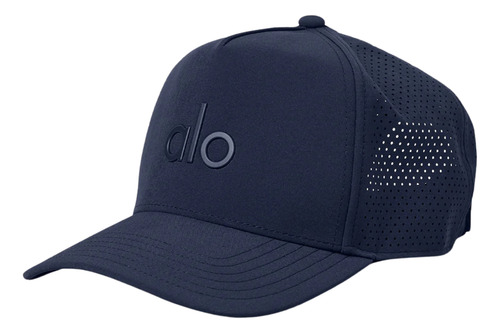 Alo Yoga Gorra Performance District Trucker Original Azul Marino Talle Unica Performance District Trucker