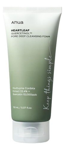 Anua Heartleaf Quercetinol Pore Deep Cleansing Foam Momento Todo Tipo De Piel Día