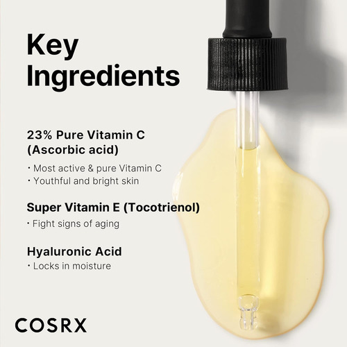 Cosrx Suero Puro De Vitamina C Al 23% Con Vitamina E Y Ácido Todo Tipo De Piel Día/noche