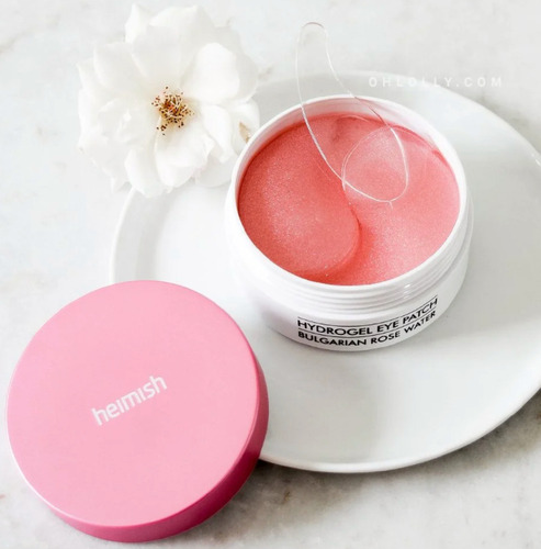 Heimish Parches Para Ojos Y Rostro De Hidrogel Con Agua Rosa Mixta Día/noche