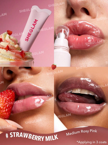 Sheglam Kit De Labiales Gloss Crystal Glaze Moisturizing Lip Multicolor