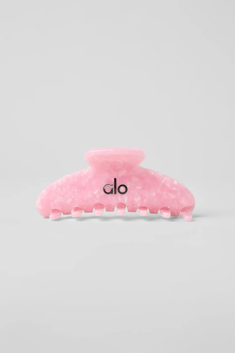 Pinza Para Pelo Alo Yoga 90's Claw Clip Original Rosado Pink Bubble Bath