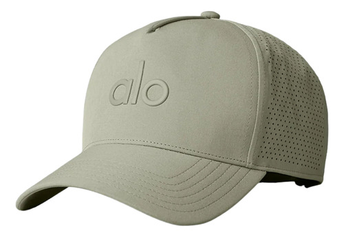 Alo Yoga Gorra Performance District Trucker Original Verde Limón Talle Unico Performance District