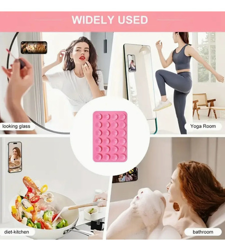 Soporte Sopapa Para Celular Universal Por Unidad Blanco