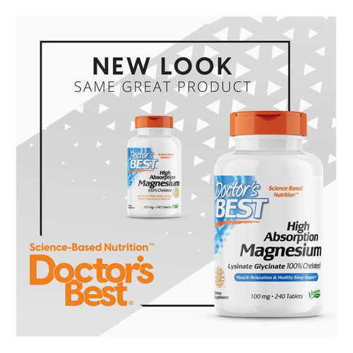 Magnesio De Alta Absorción 240 Tabletas 100mg Doctor's