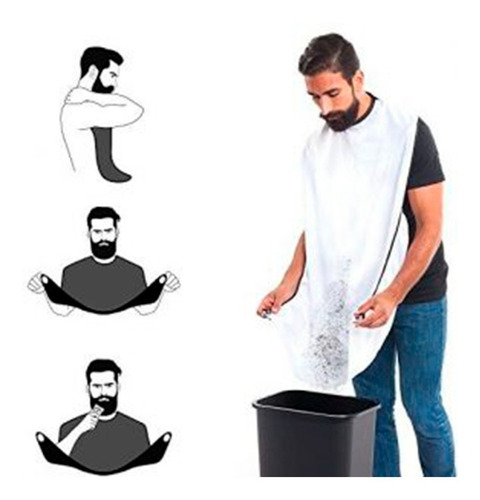 Capa Para Afeitarse Con Sopapa Manta Atrapa Pelo Barba Atrapa Pelo