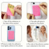 Soporte Sopapa Para Celular Universal Por Unidad Rosa Chicle