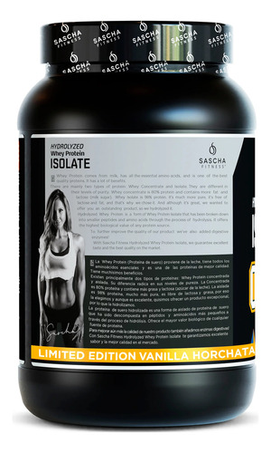 Proteína Sascha Fitness Whey Protein Isolate- Varios Sabores