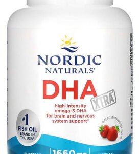 Omega 3 Dha Xtra Nordic Naturals 60 Caps Sabor Frutilla Frutilla