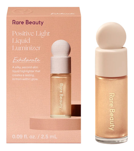 Rare Beauty Iluminador Positive Light Liquid Luminizer Mini Dorado