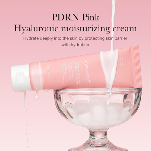 Medicube Salmon Dna Pdrn Crema Hidratante Hialurónica Rosa Todo Tipo De Piel Día/noche