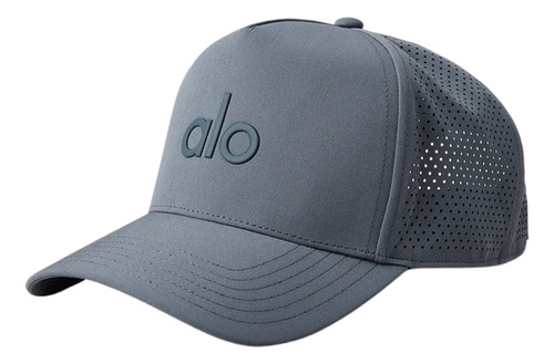 Alo Yoga Gorra Performance District Trucker Original Gris Oscuro Talle Unica Performance District Trucker