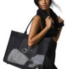Alo Yoga Totebag 100% Nylon Malla Semitransparente Negro