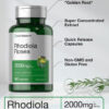 Horbäach Suplemento Rhodiola Rosea Energía Y Bienestar Sin Sabor