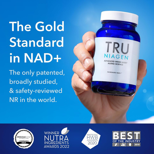 Suplemento Potenciador Nad+ Antienvejecimiento Tru Niagen Sin Sabor