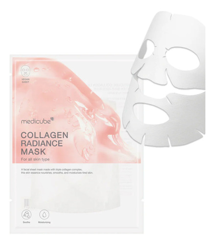 Medicube Collagen Radiance Mask Triple Colágeno Efecto Lifti Normal A Sensible