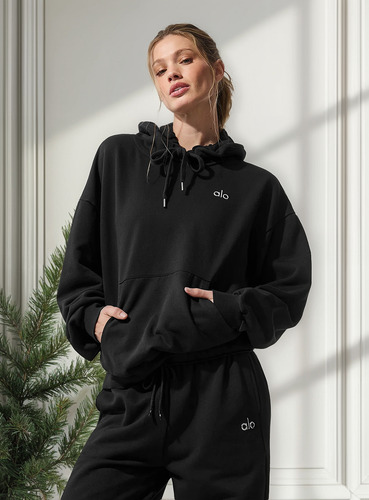 Alo Yoga Campera Chompa, Accolade Hoodie Unisex Negro Xs - 2 Accolade Hoodie