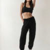 Alo Yoga Pantalón Jogger Deporti Accolade Sweatpant Unisex Negro French Terry L - 12