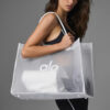 Alo Yoga Totebag 100% Nylon Malla Semitransparente Blanco