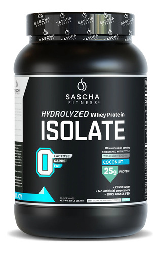 Proteína Sascha Fitness Whey Protein Isolate- Varios Sabores