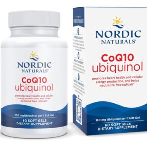 Ubiquinol 100 Mg Coq10 Nordic Naturals Salud Corazón Cerebro Sin Sabor