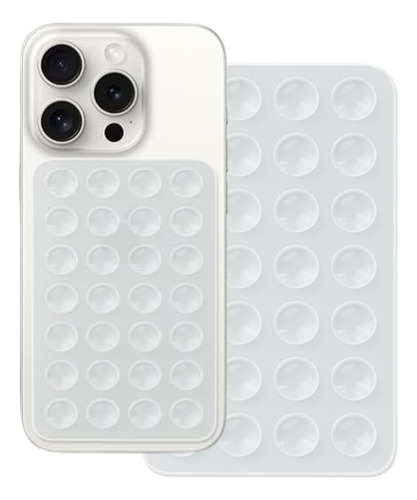 Sopapa Soportes De Silicona Telefono Con Agarre Adhesivo Blanco Ventosa De Doble Cara