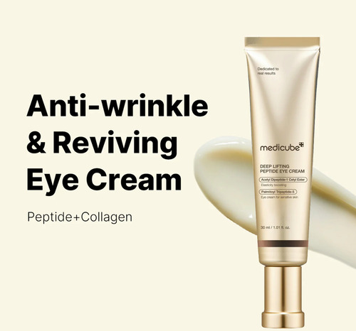 Medicube Deep Lifting Peptide Eye Crema Para Ojos Todo Tipo De Piel Día/noche
