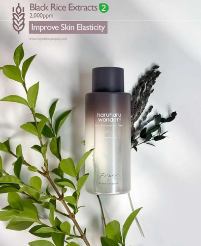 Haruharu Black Rice Hyaluronic Toner Free Alcohol Momento De Aplicación Día/noche Tipo De Piel Todo Tipo De Piel