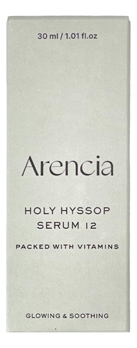 Arencia Holy Hyssop Serum Niacinamida Y Vitaminas Ace Todo Tipo De Piel Día/noche