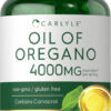 Carlyle Suplemento Aceite De Orégano 4000 Mg- Potencia Máx Sin Sabor