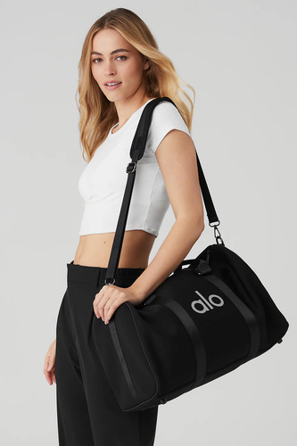 Alo Yoga - Bolso Con Cierre Traverse Duffle Negro Traverse Duffle