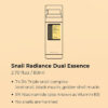 Cosrx Advanced Snail Radiance Dual Essence Niacinamida 80ml
