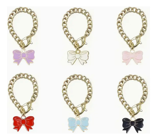 6pcs Accesorios Para Stanley Adorno Con Pajita Con Lazo Cup Rosado Claro