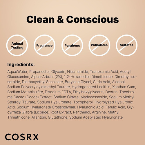 Cosrx The Alpha-arbutin 2 Serum Aclara Cicatrices Post-acné Todo Tipo De Piel Día/noche