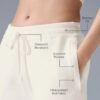 Alo Yoga Pantalon Recto Oversized - Original Beige Scholar Straight L - 12
