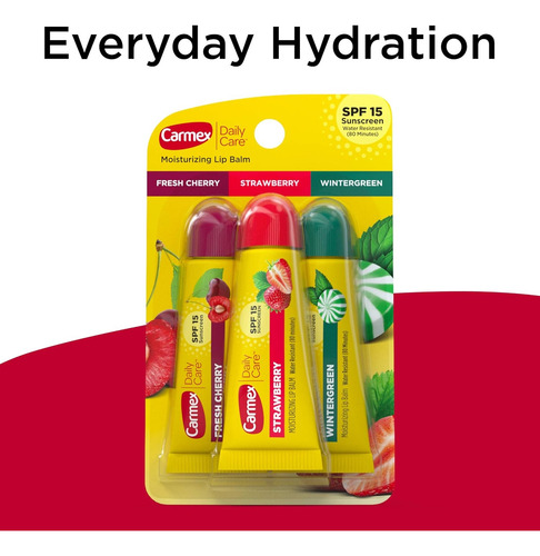 Carmex Daily Care Pack X3 Bálsamos Labiales Hidratantes