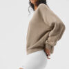 Alo Yoga Campera Accolade Crew Neck Buzo Marrón Claro L - 12 Accolade Crew Neck