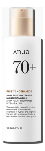 Anua Rice 70 Intensive Moisturizing Milk Loción Hidratante Seca Día/noche