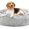 Cama Antiestrés Ortopédica Perro Kepeak Peluche Lavable Gris Oscuro Cama Antiestrés Ortopédica Perro Grande Kepeak | Peluche Lavable Antideslizante