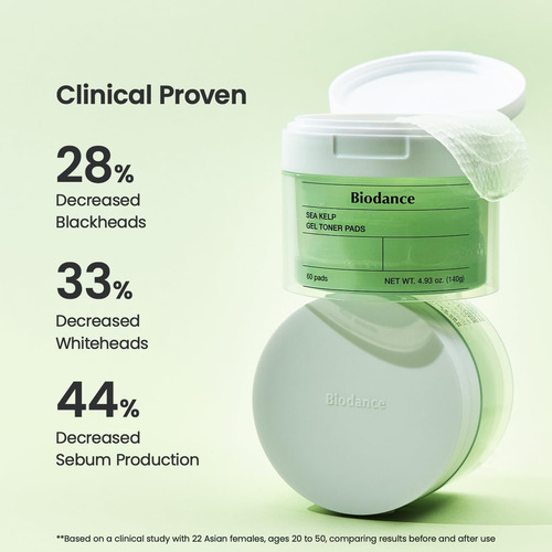 Biodance Sea Kelp Gel Tonico Pads Piel Fresca Sin Imperfecci