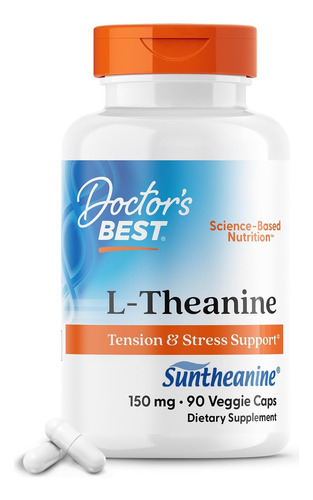 Doctors Best L-theanine Suntheanine Suplemento Aminoácido Sin Sabor