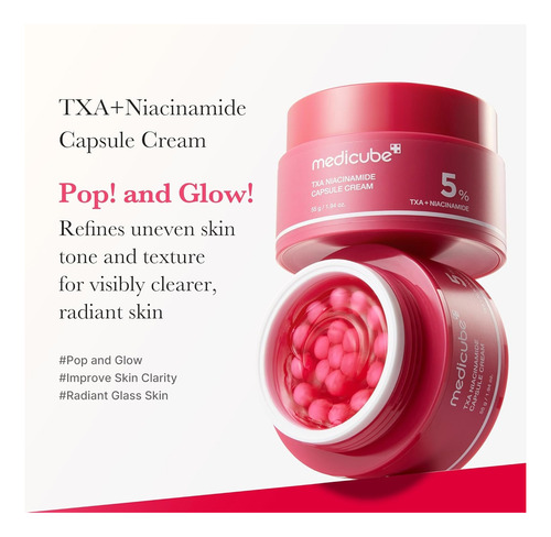 Medicube Txa + Niacinamide Capsule Crema Hidratante Capsula Normal Y Con Manchas Día/noche